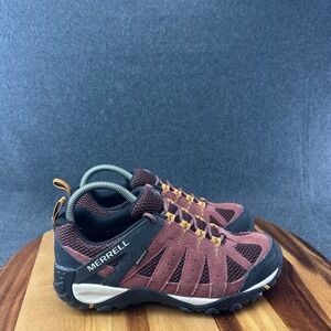 Merrell Accentor 2 Ventilator Hiking Shoes Womens 8.5 Red Yellow Waterproof